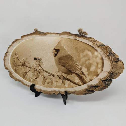 Engraved wood plaque 13 inch